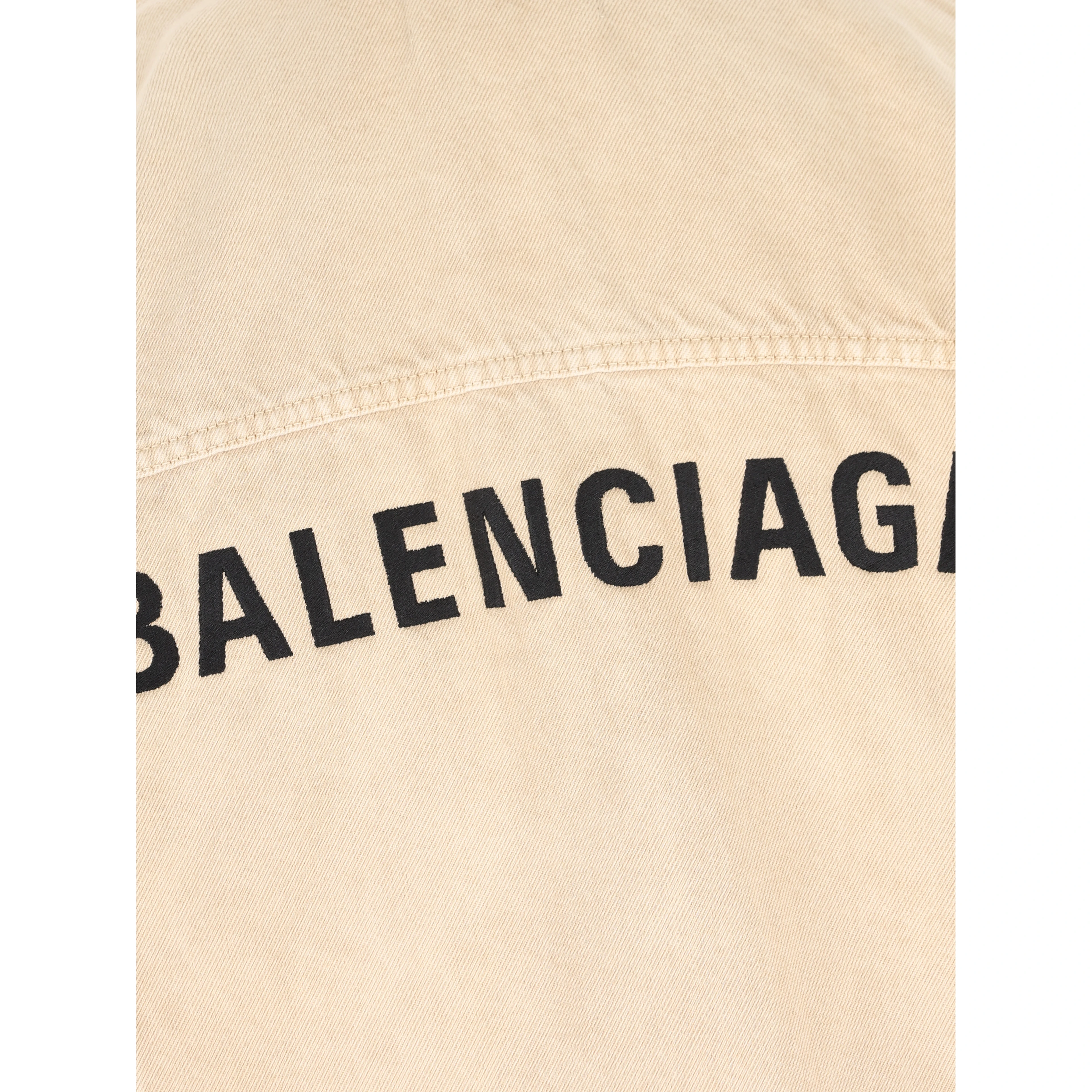 Logo-print denim jacket