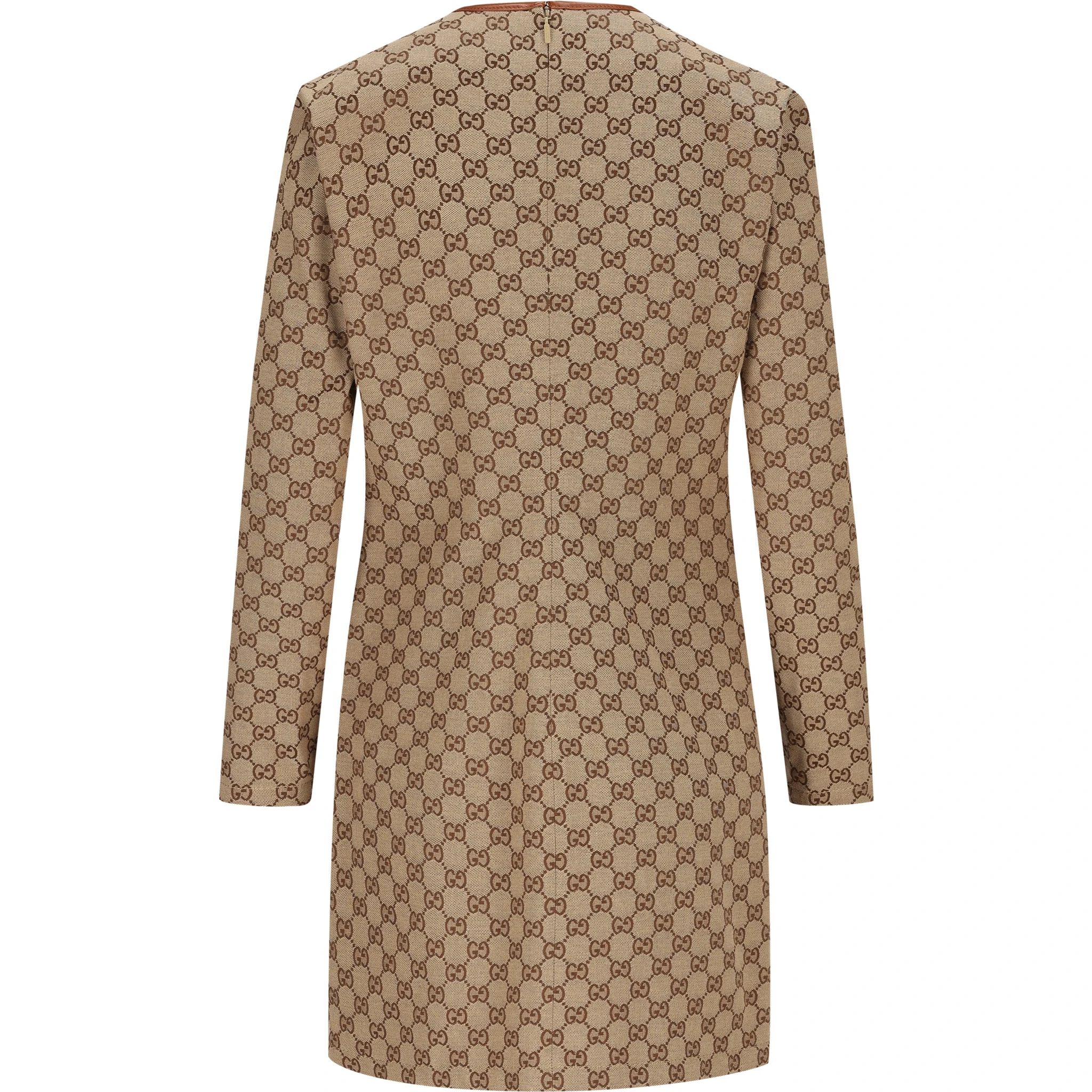 GG-canvas Horsebit-detail mini dress