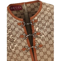 GG-canvas Horsebit-detail mini dress