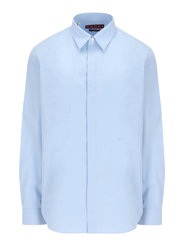 Long-sleeve cotton shirt