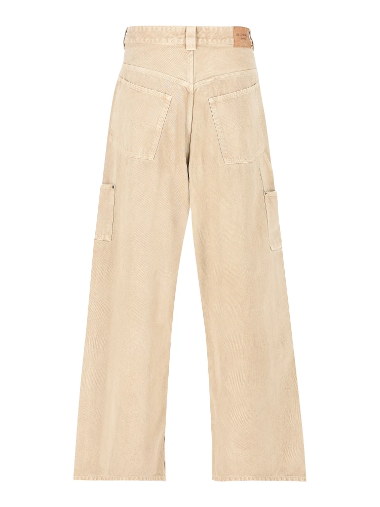Ripped Off panelled cotton trousers alternative
