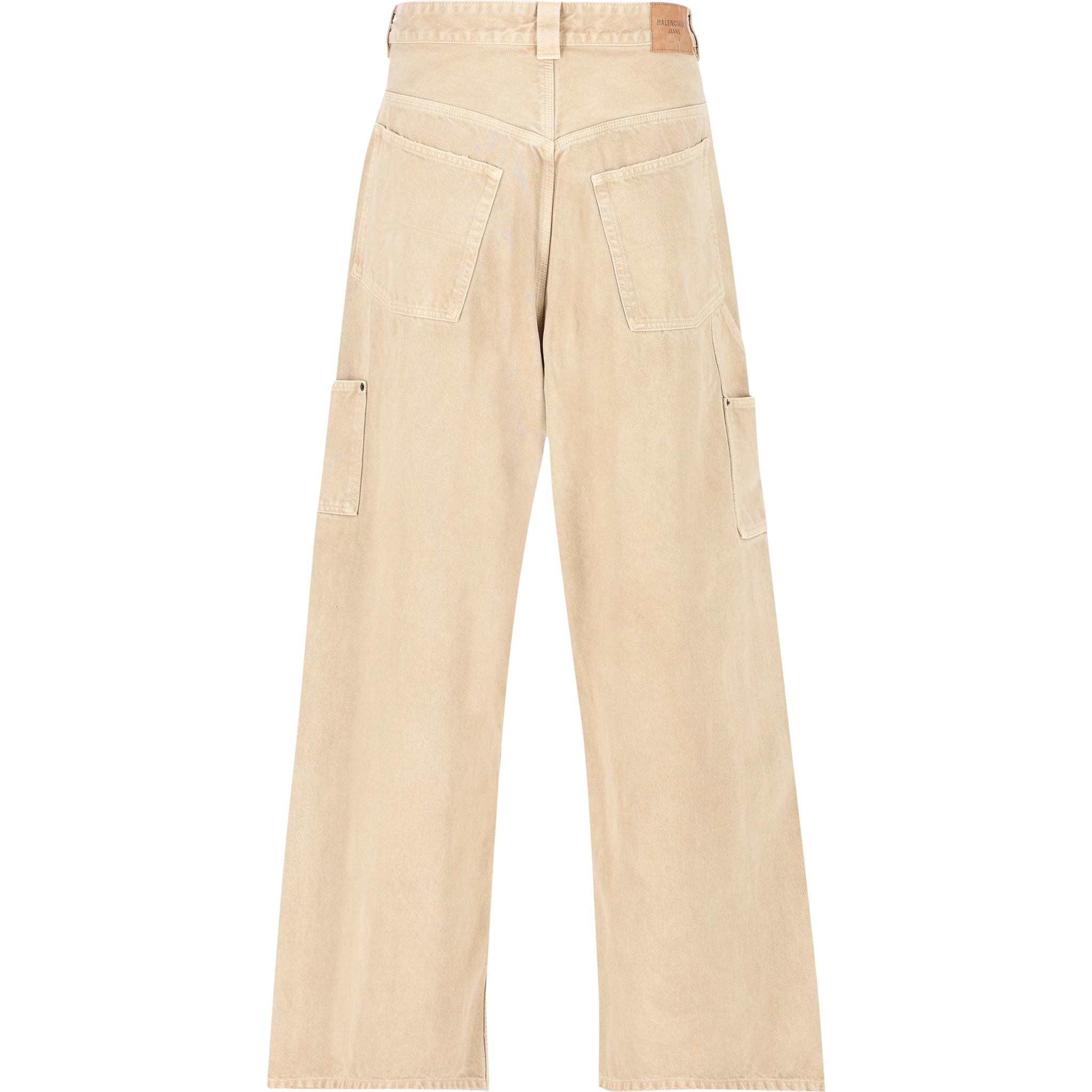 Ripped Off panelled cotton trousers