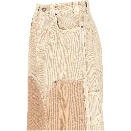 Ripped Off panelled cotton trousers