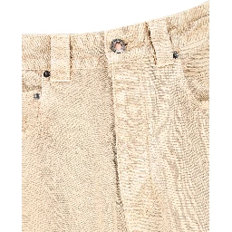 Ripped Off panelled cotton trousers