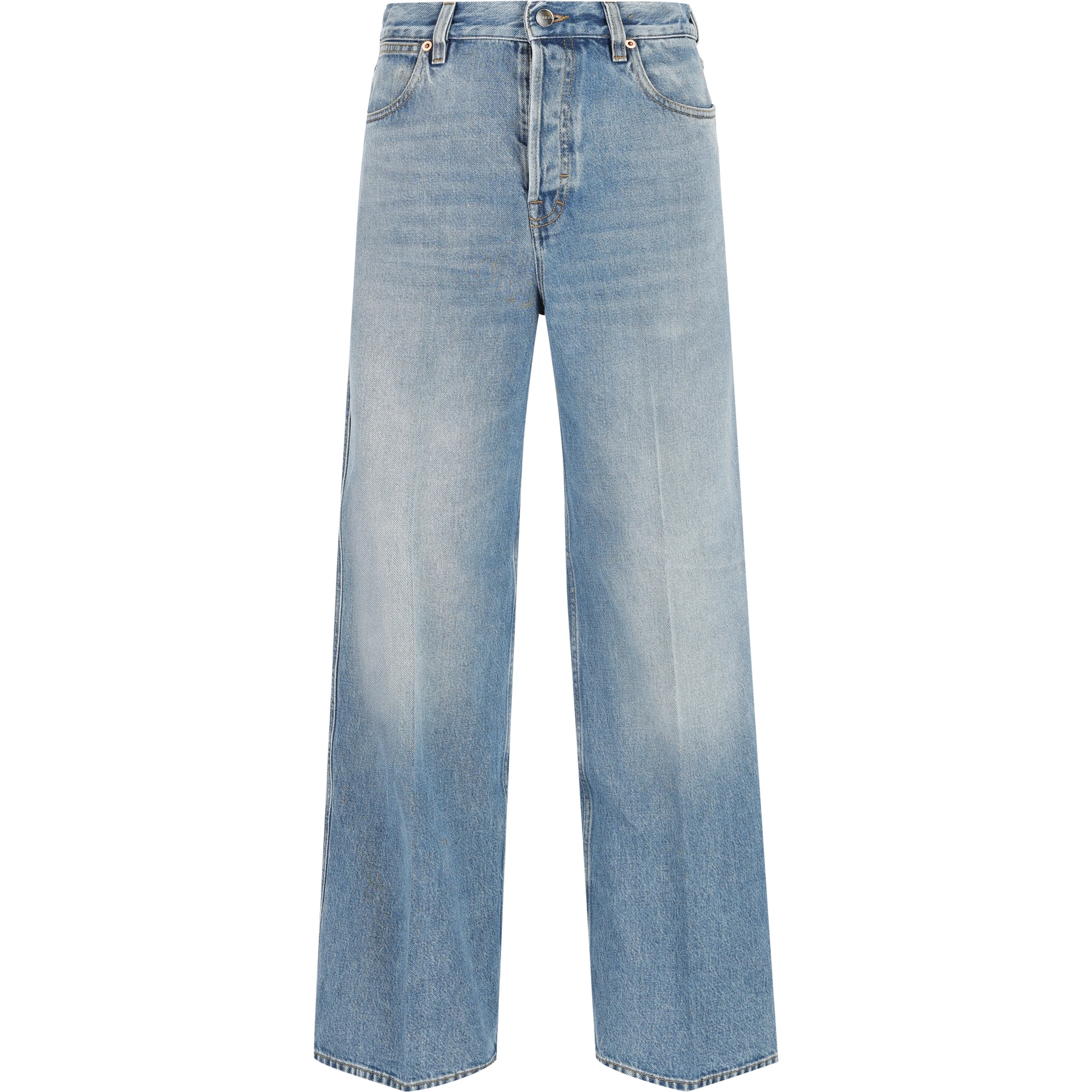 Wide-leg Petite-fit Denim Jeans