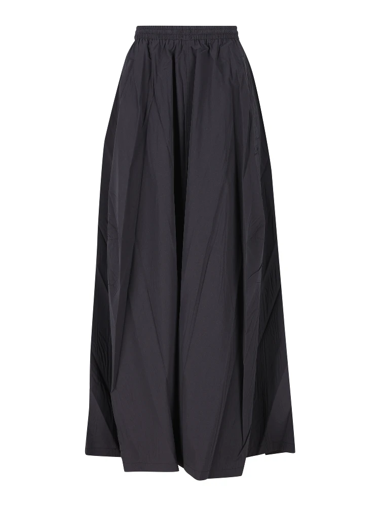 Elasticated-waist pocket skirt