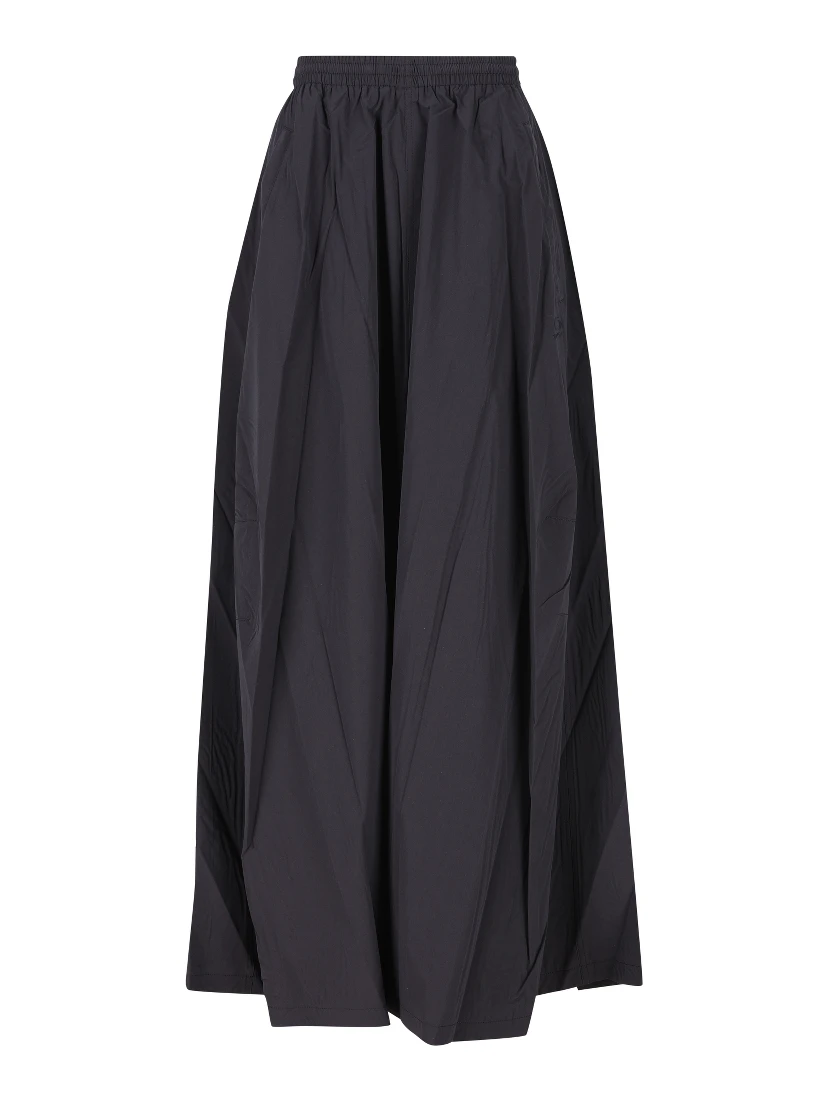 Elasticated-waist pocket skirt
