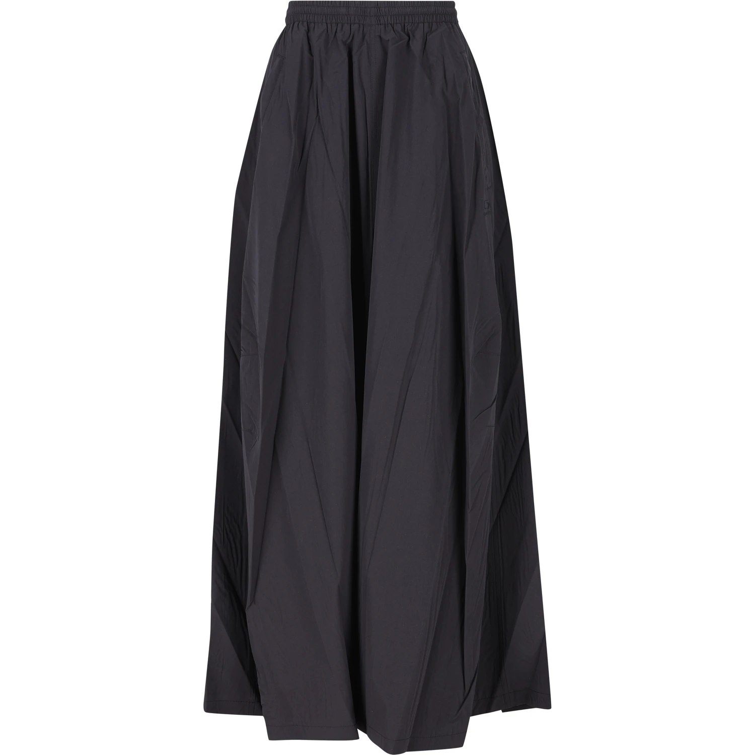 Elasticated-waist pocket skirt