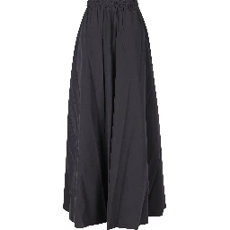 Elasticated-waist pocket skirt