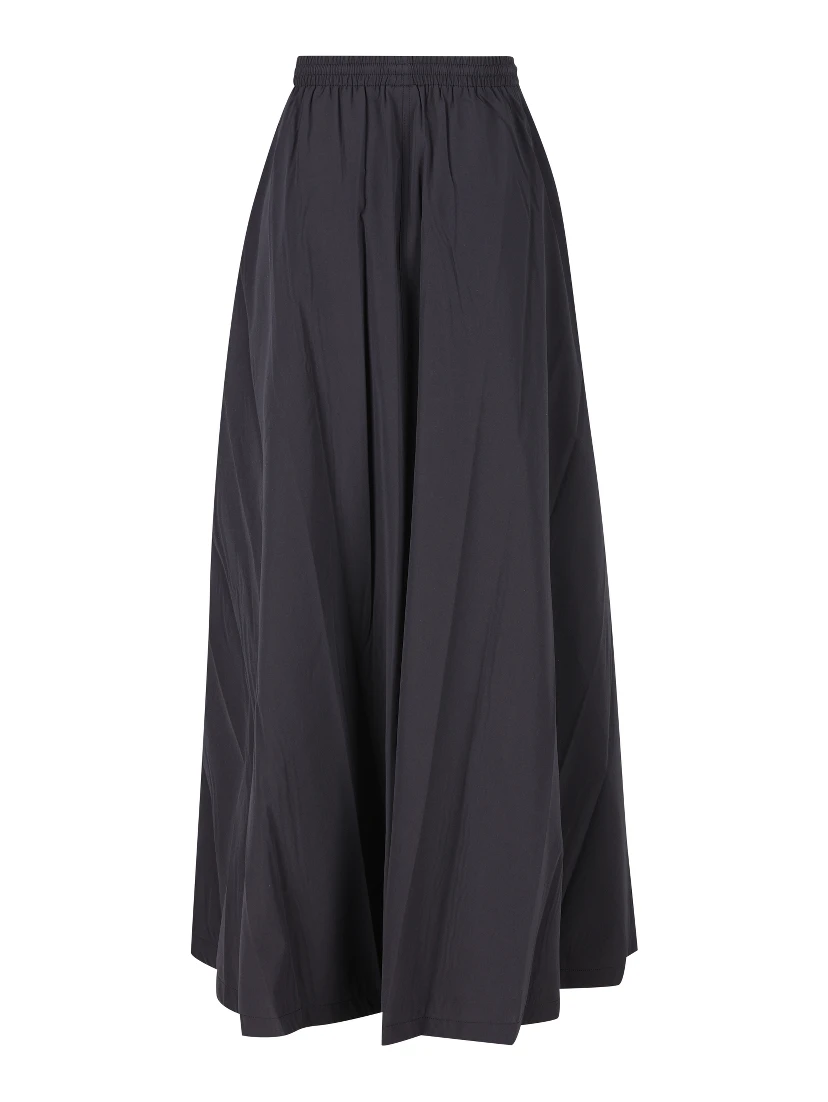 Elasticated-waist pocket skirt