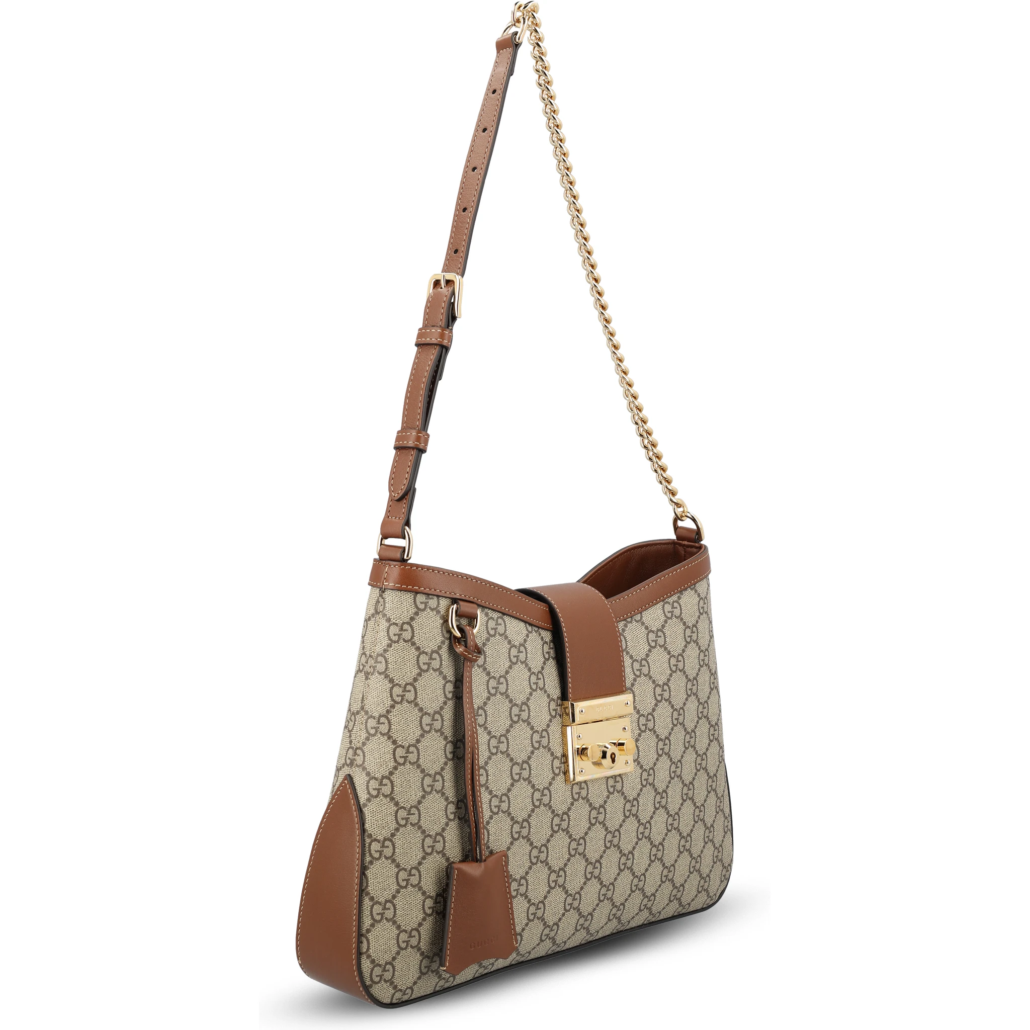 Medium Padlock GG shoulder bag
