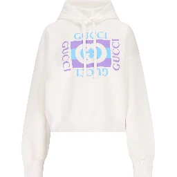 logo-print hoodie