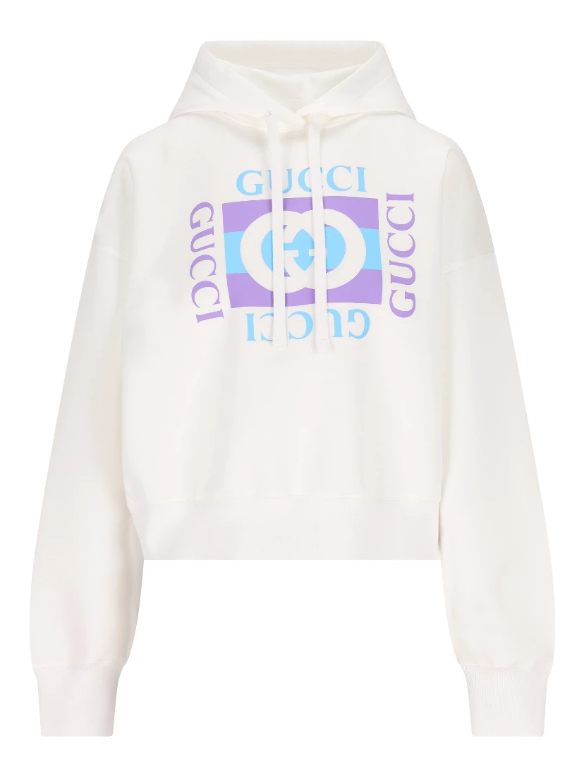 logo-print hoodie