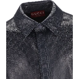 Leather Shirt GG