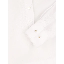 neck-tie long-sleeve top