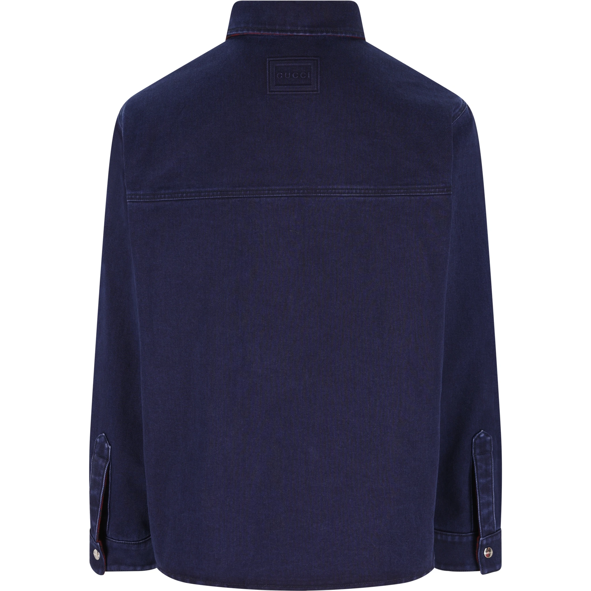 Gucci Reversible Denim Flannel Shirt