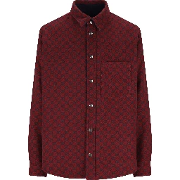 Gucci Reversible Denim Flannel Shirt