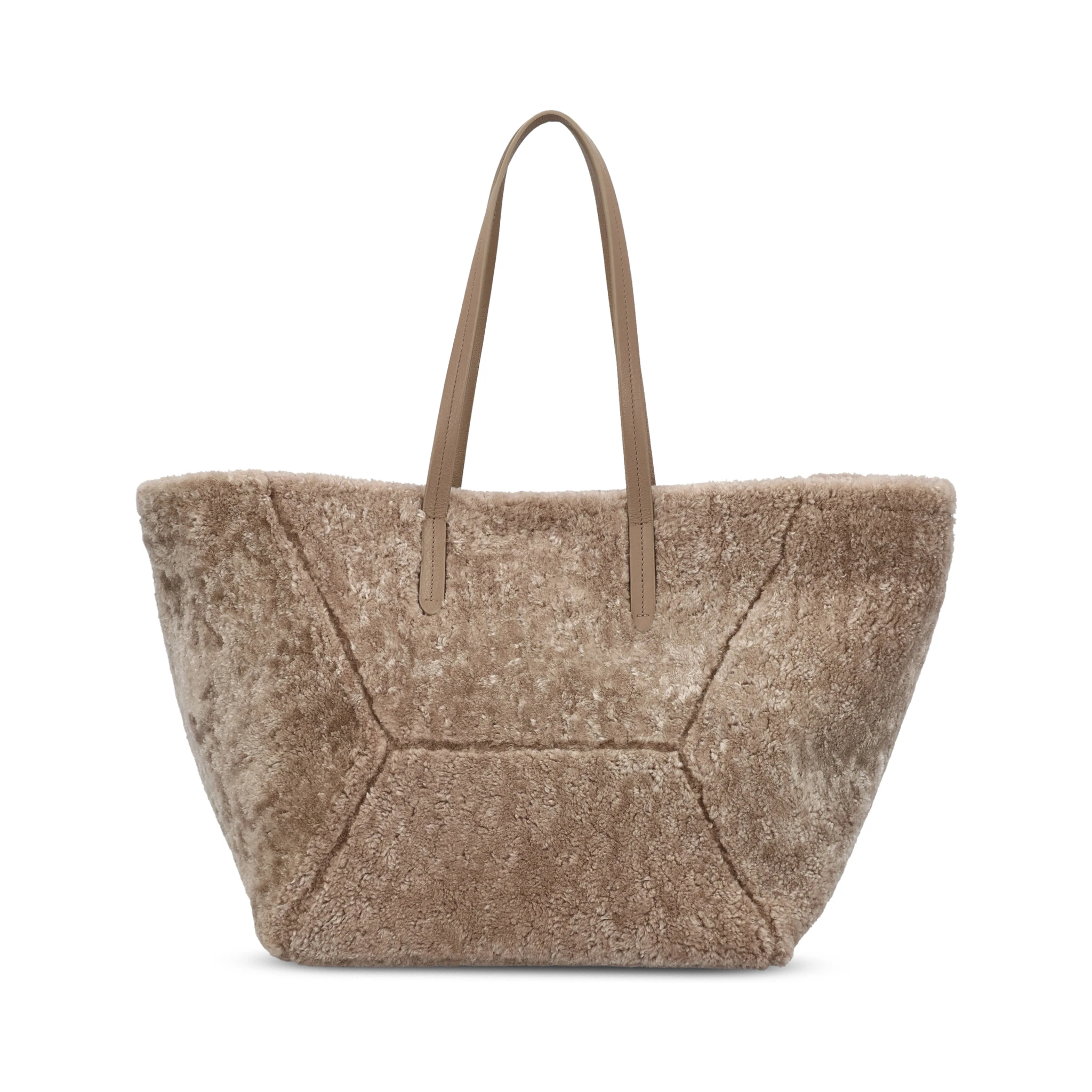 Duo suede tote bag
