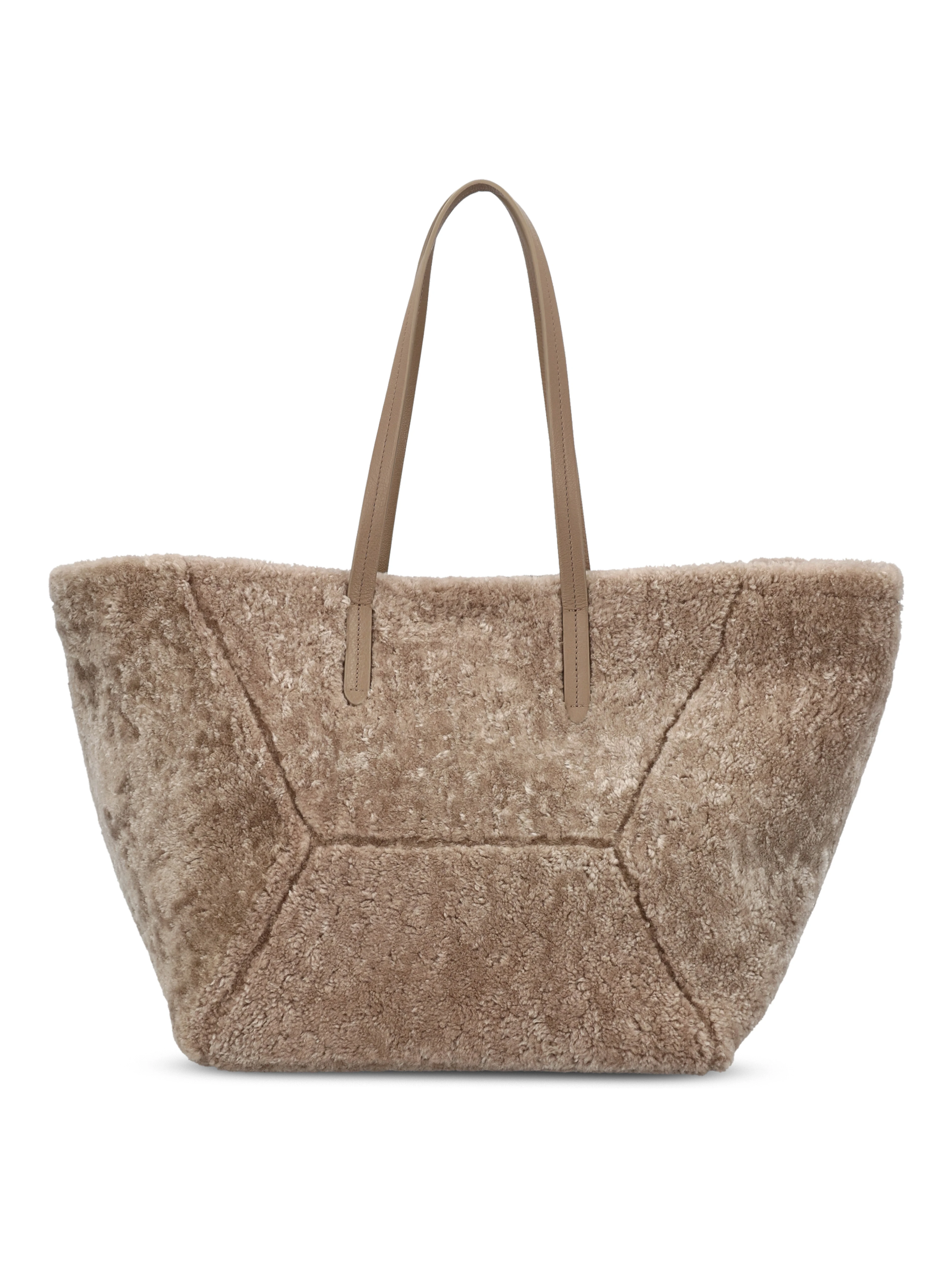 Duo suede tote bag