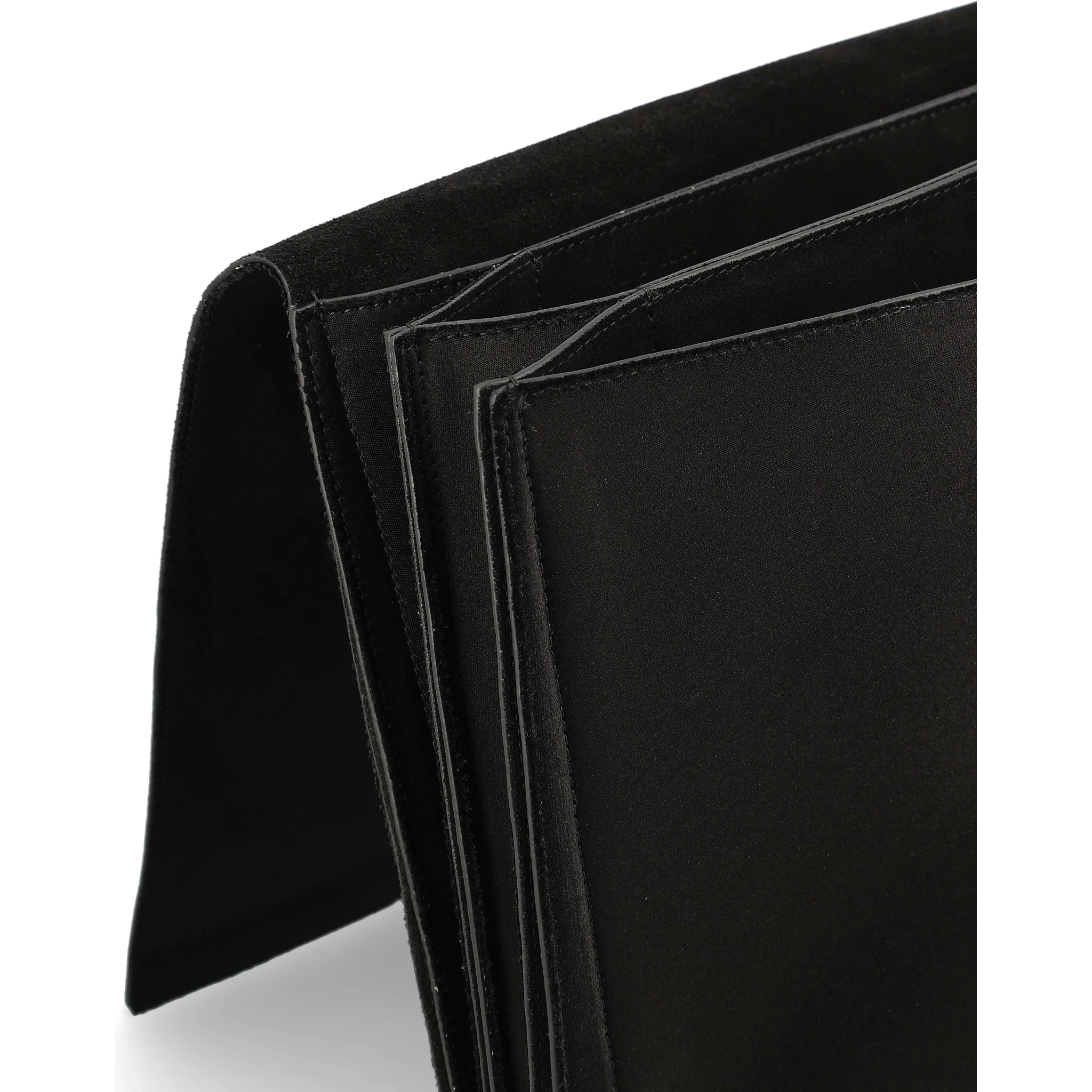 Paris 1952 embroidered satin clutch