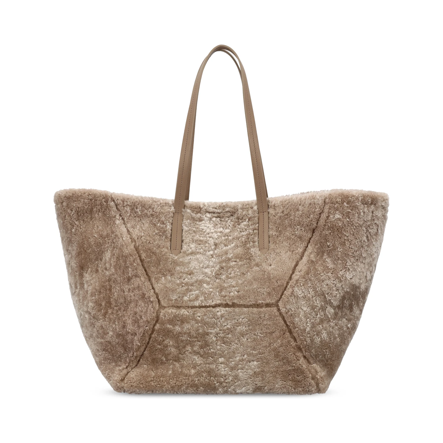 Duo suede tote bag