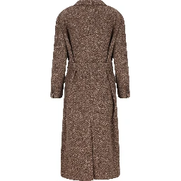 Wool-blend single-breasted Coat