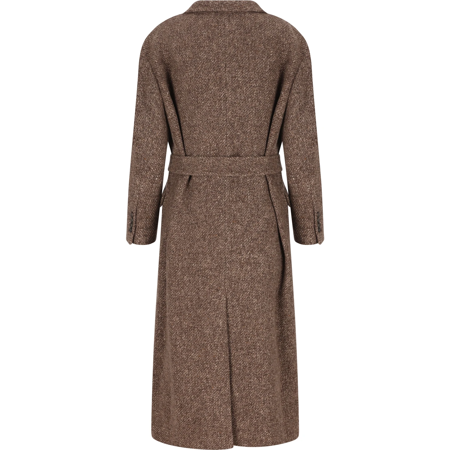 Wool-blend single-breasted Coat