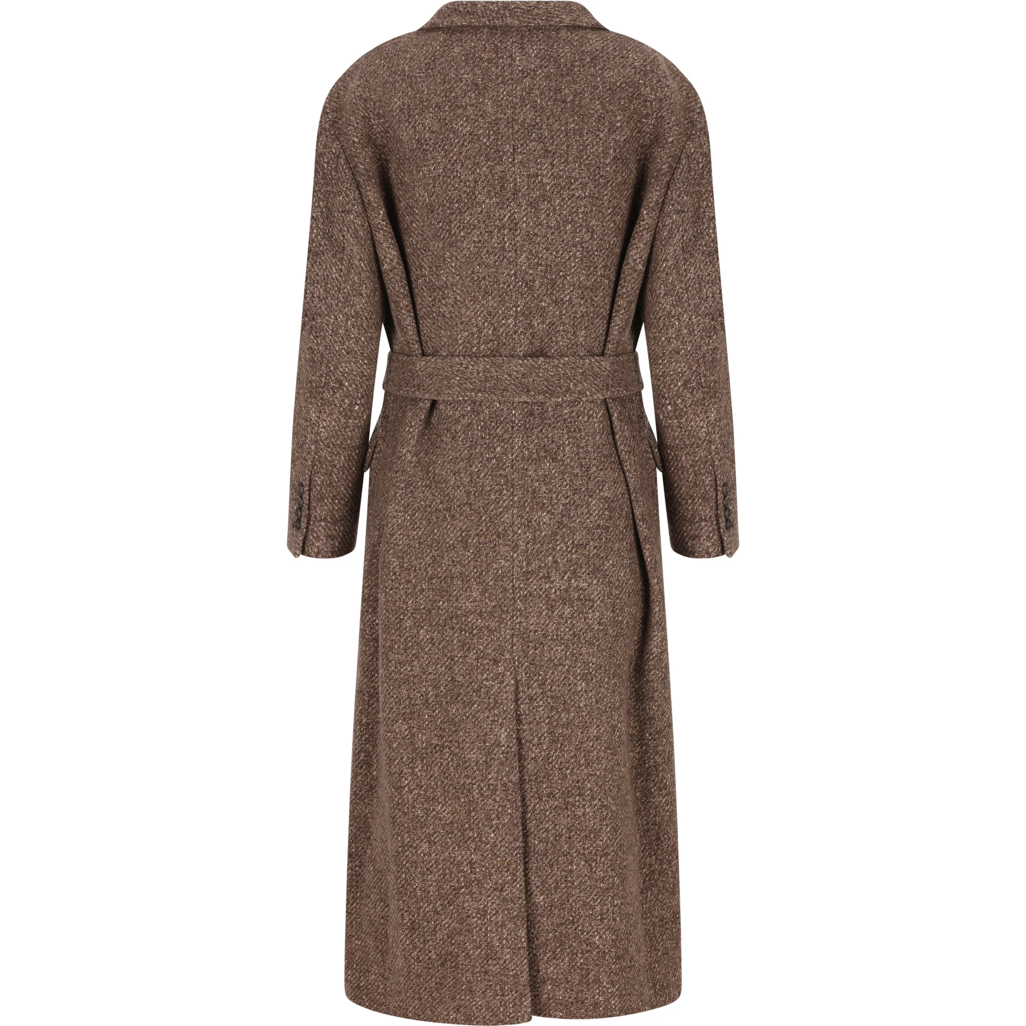 Wool-blend single-breasted Coat