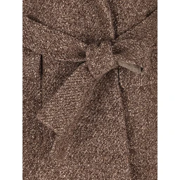 Wool-blend single-breasted Coat