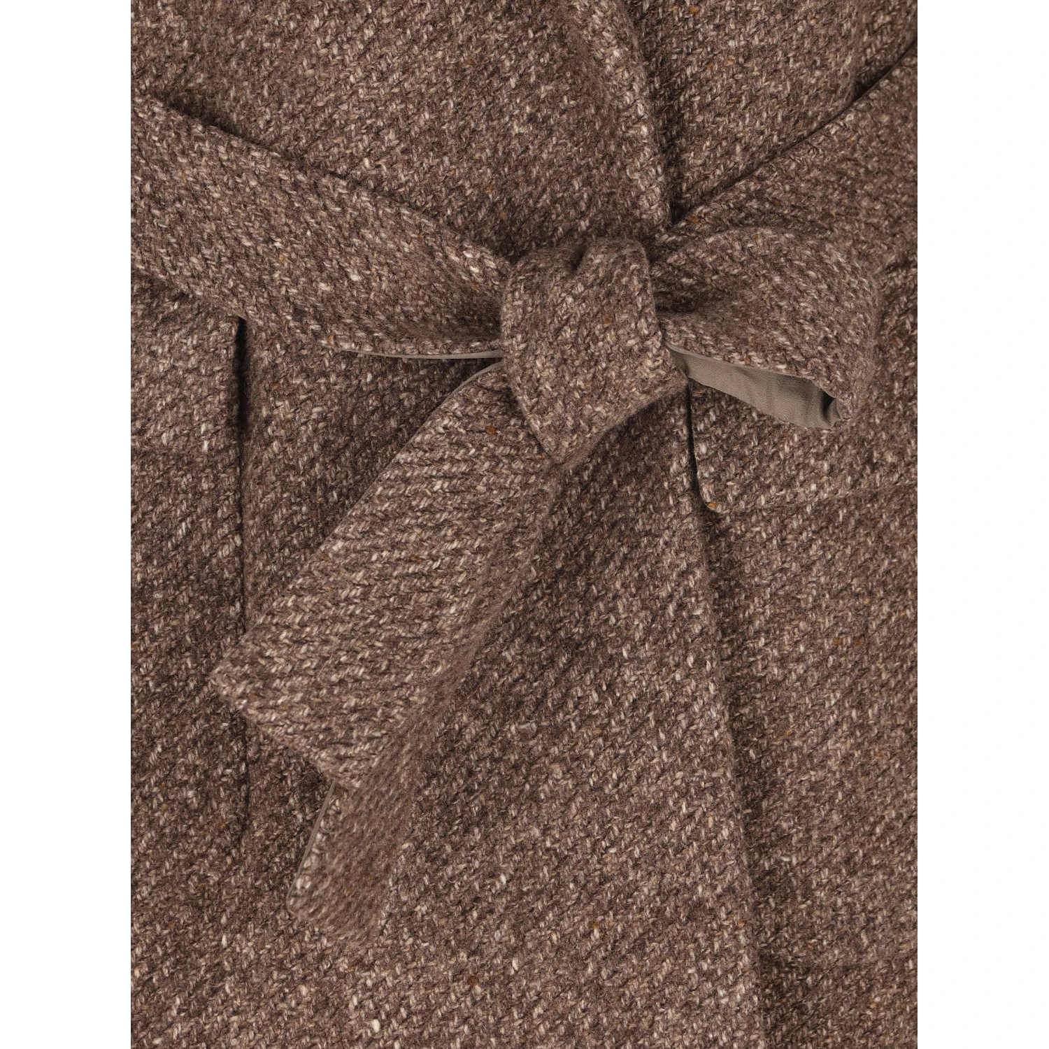 Wool-blend single-breasted Coat