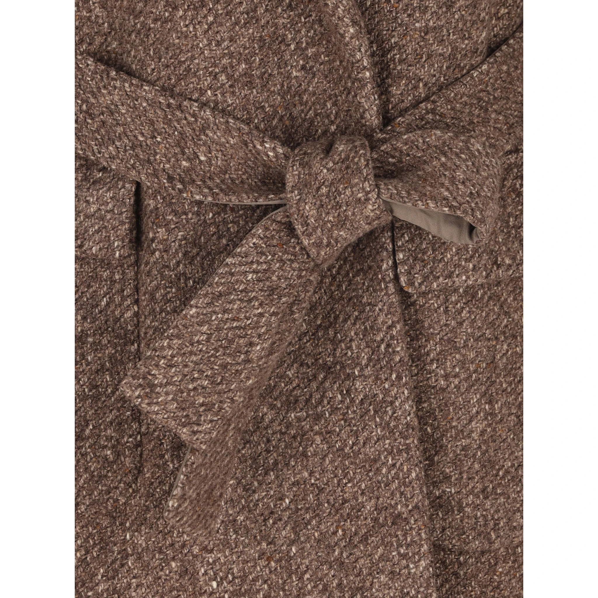 Wool-blend single-breasted Coat
