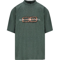 Balenciaga T-shirts and Polos Green