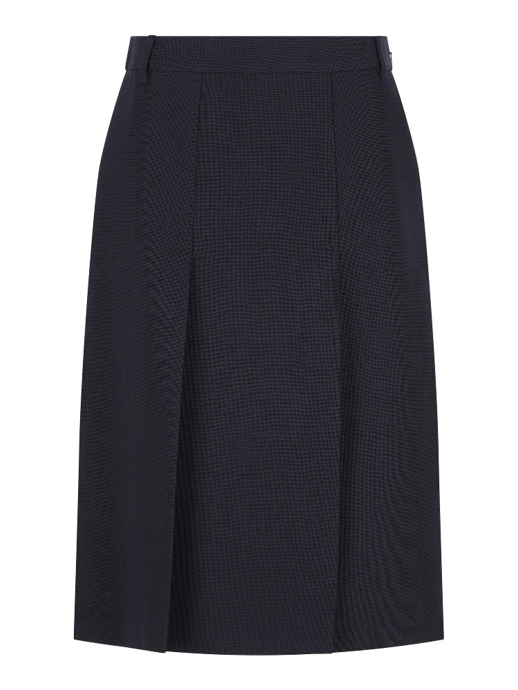 Pleated belt loops skirt