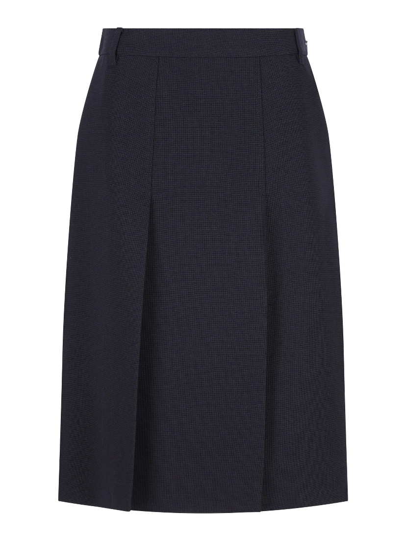 Pleated belt loops skirt