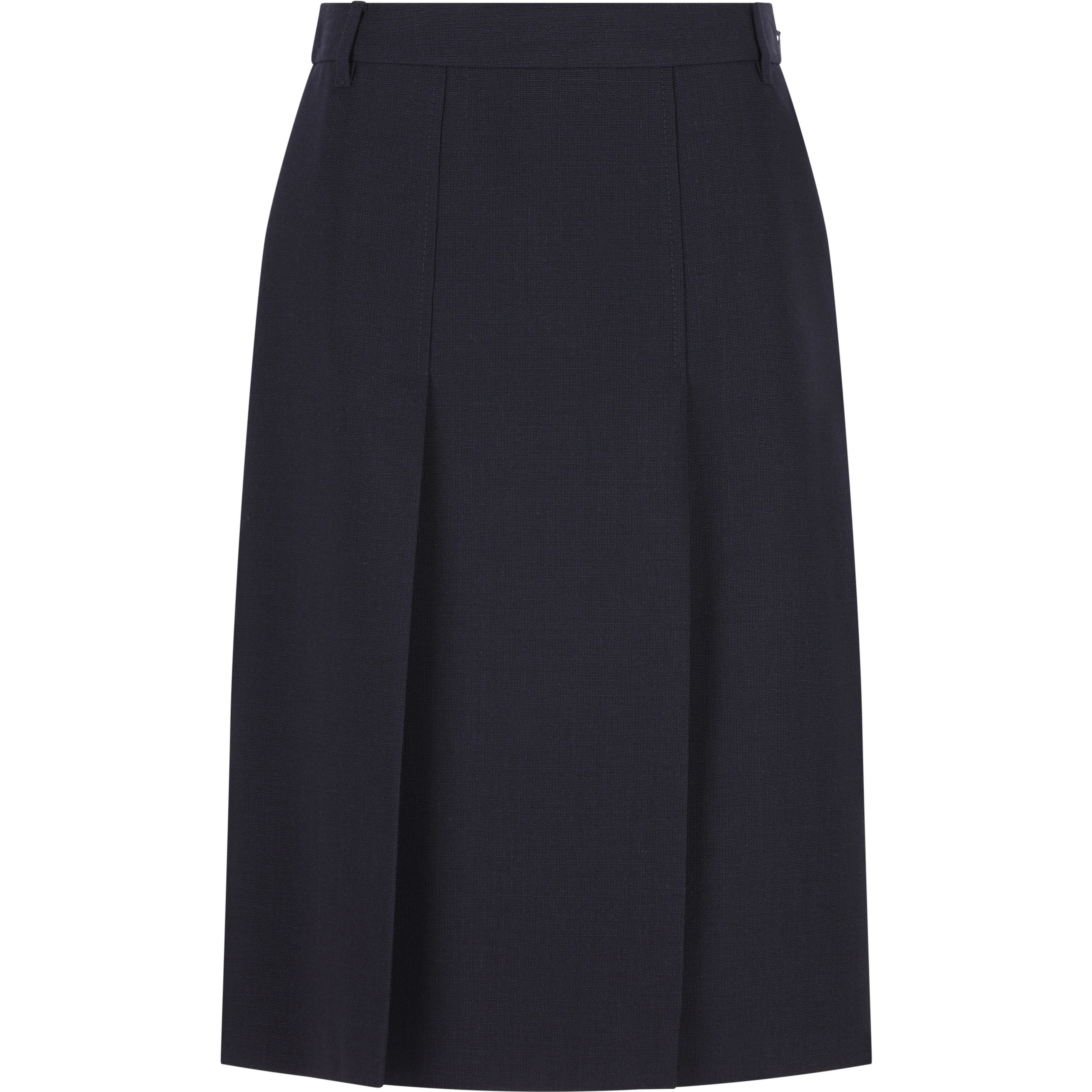 Pleated belt loops skirt