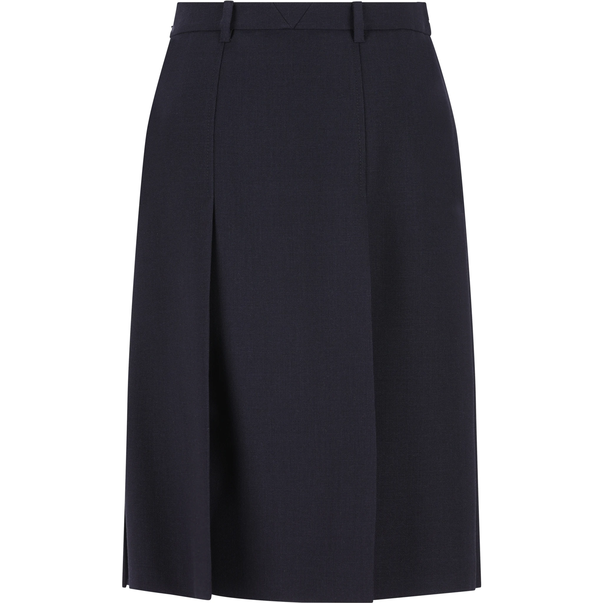 Pleated belt loops skirt