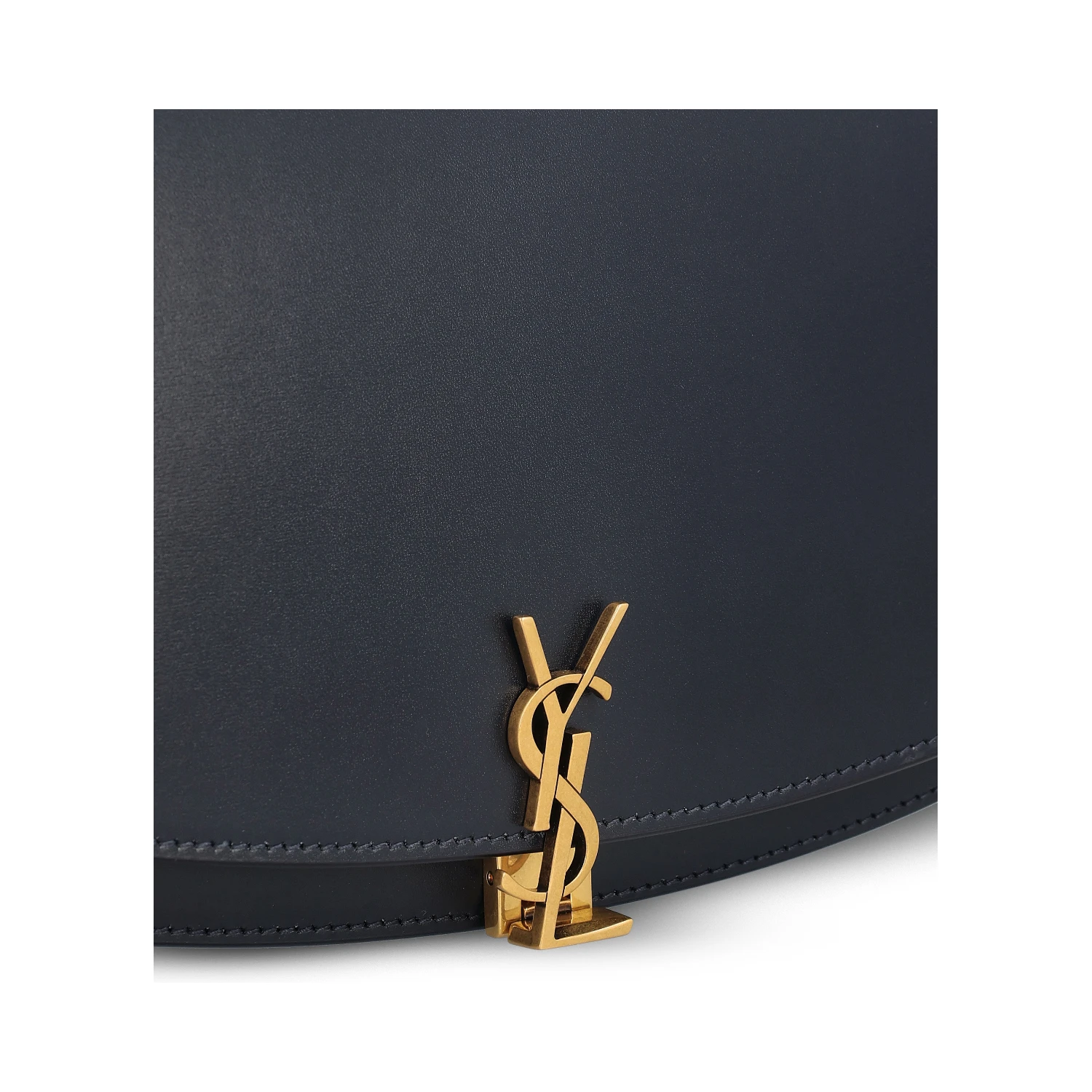 Voltaire in Box curved-handle leather shoulder bag
