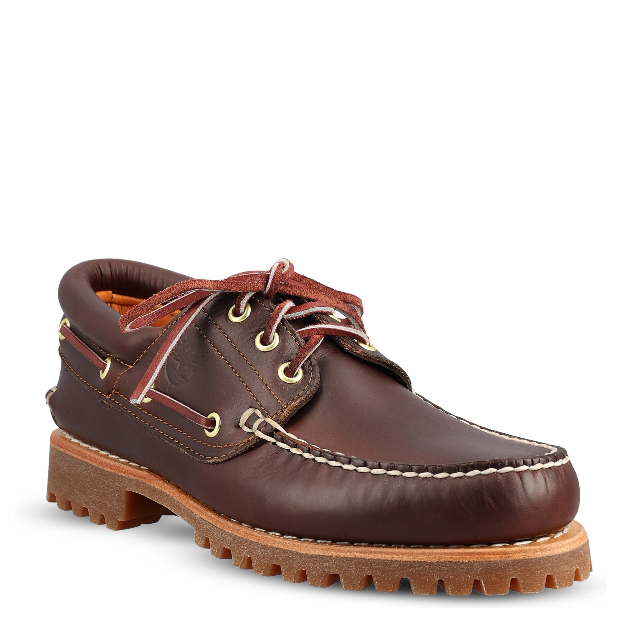Chunky sole boat shoes