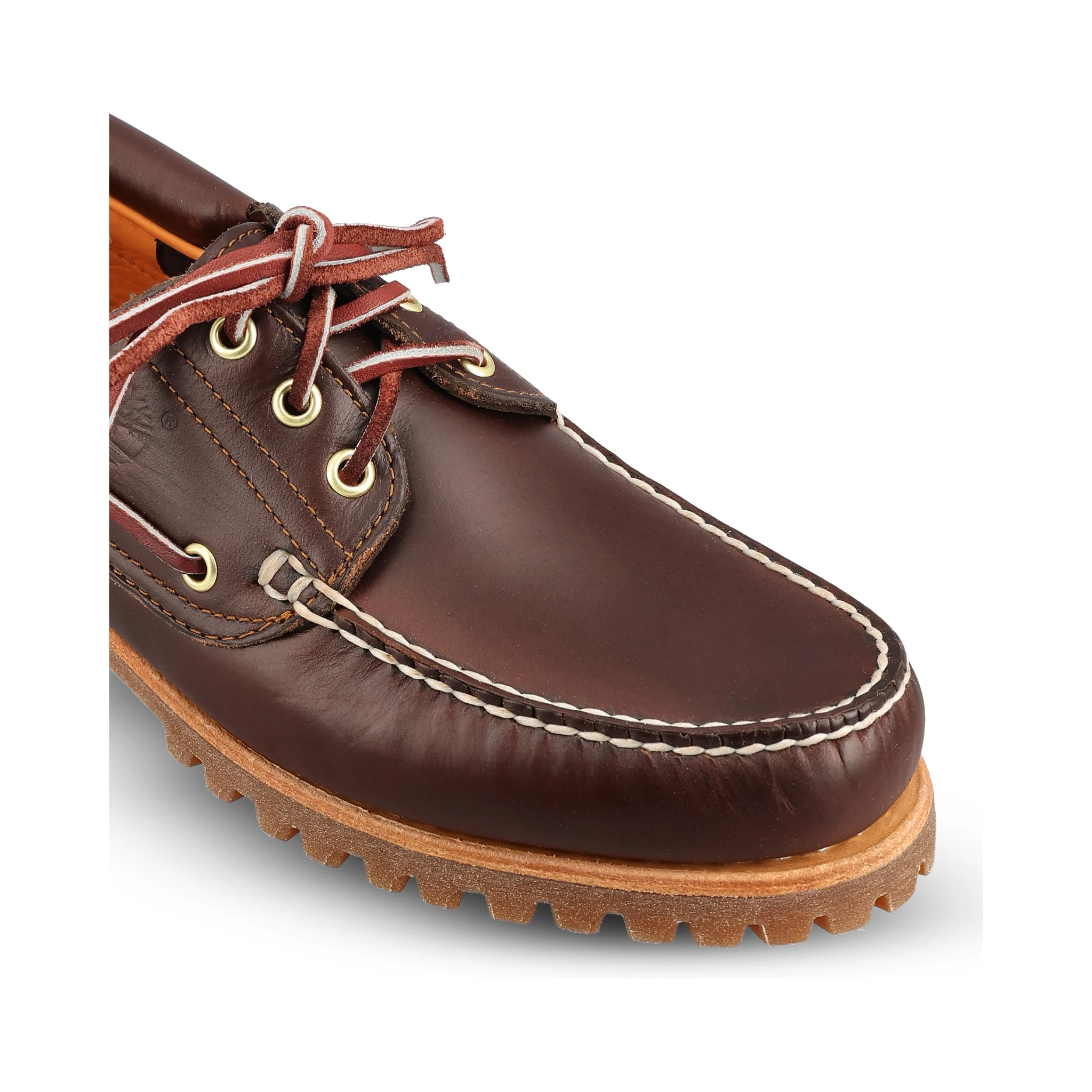 Chunky sole boat shoes
