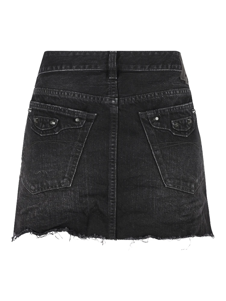 frayed denim skirt alternative