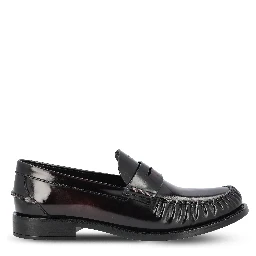 Black Leather Loafers
