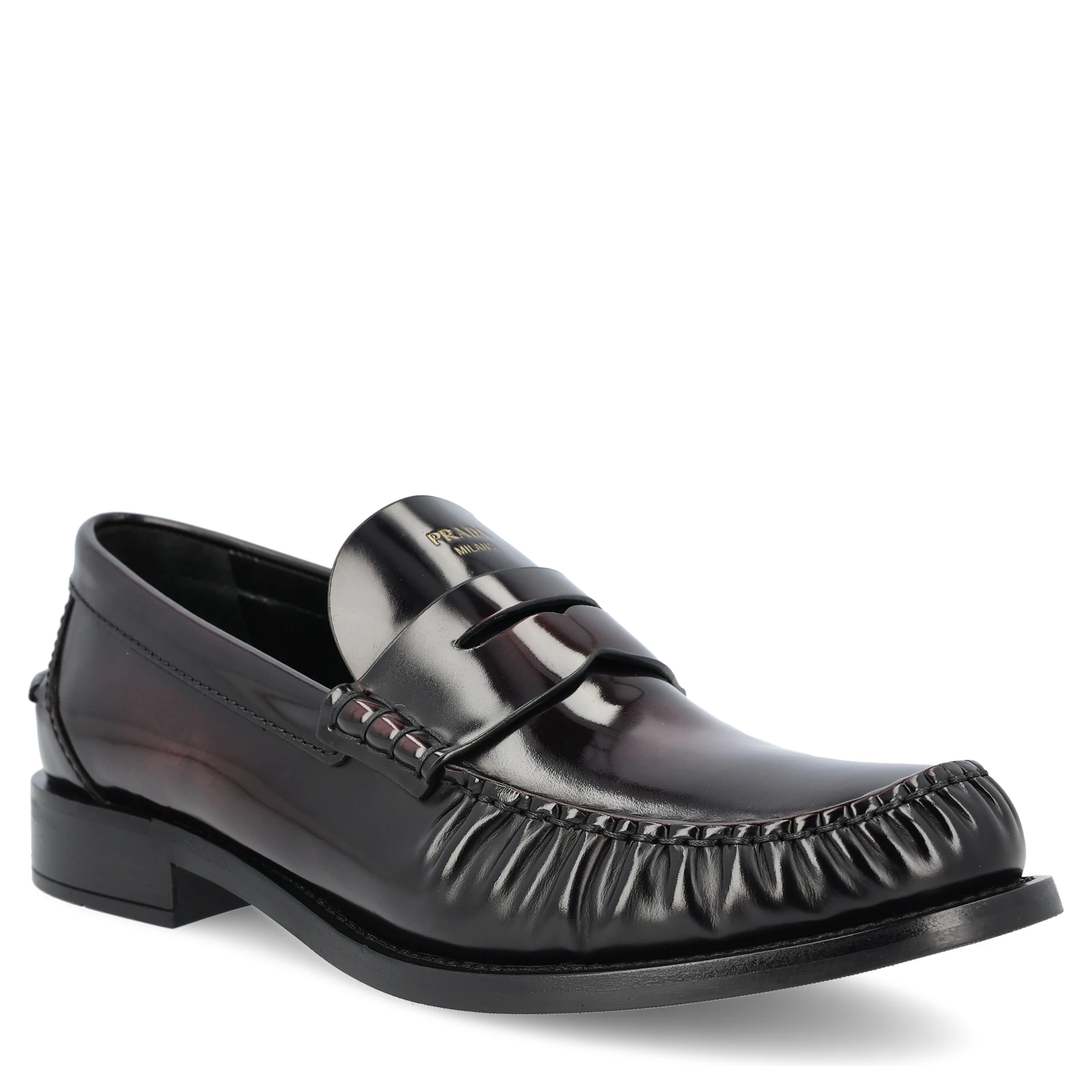 Black Leather Loafers