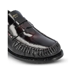 Black Leather Loafers