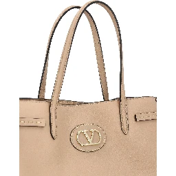 Leather tote bag