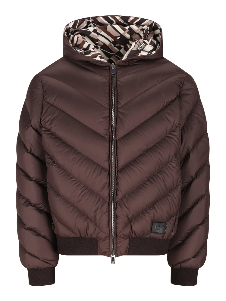 Fendi Coats Brown