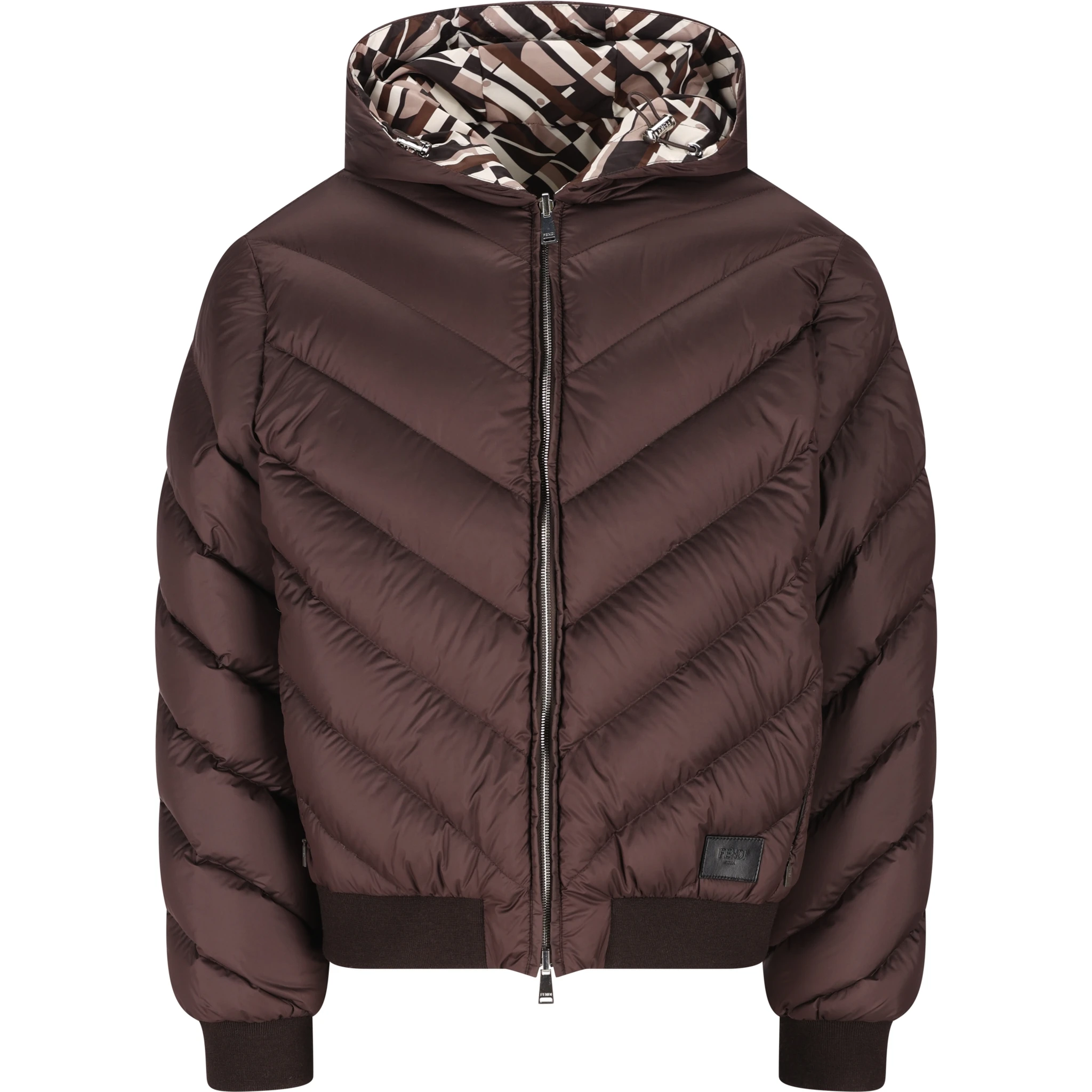 Fendi Coats Brown