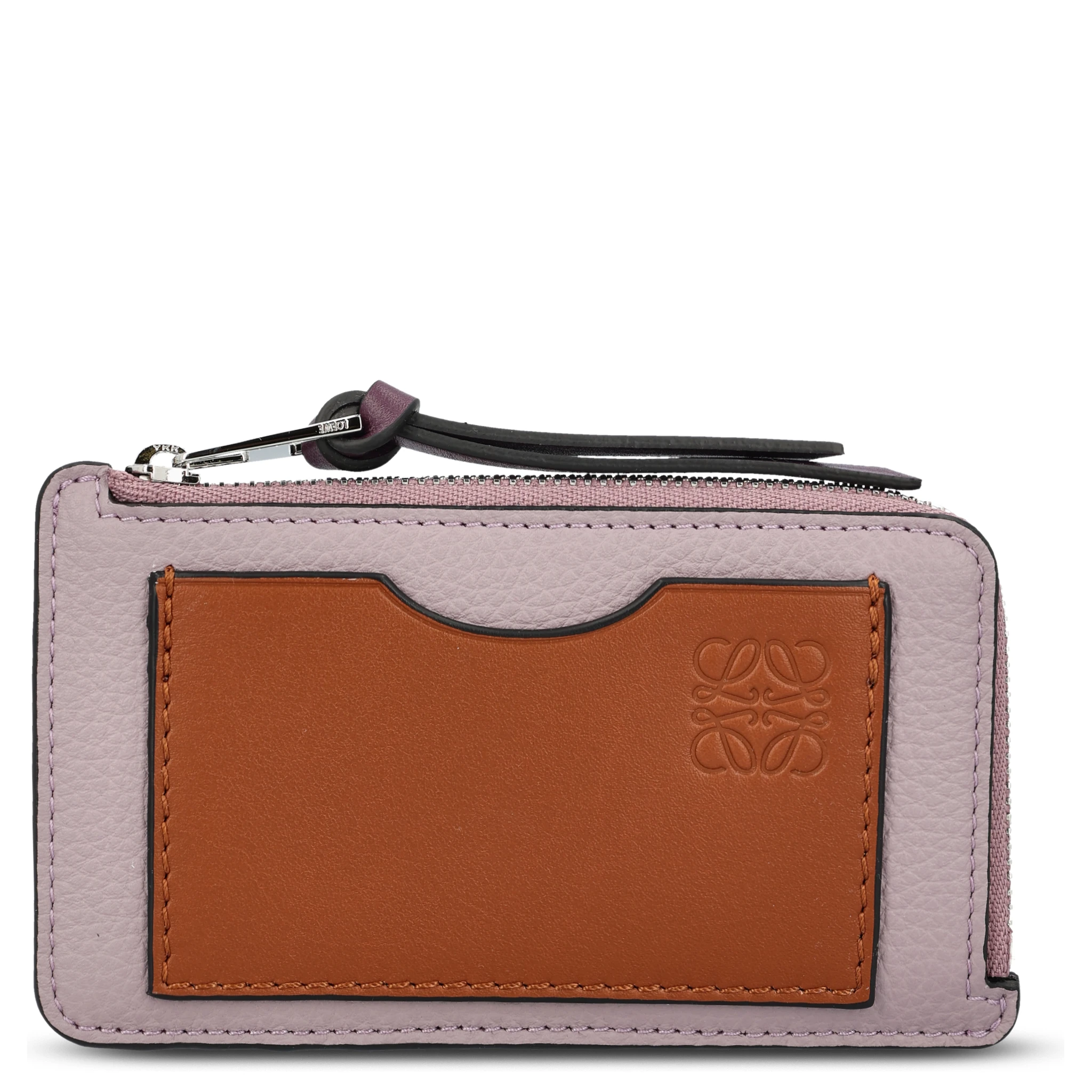 logo-embossed cardholder