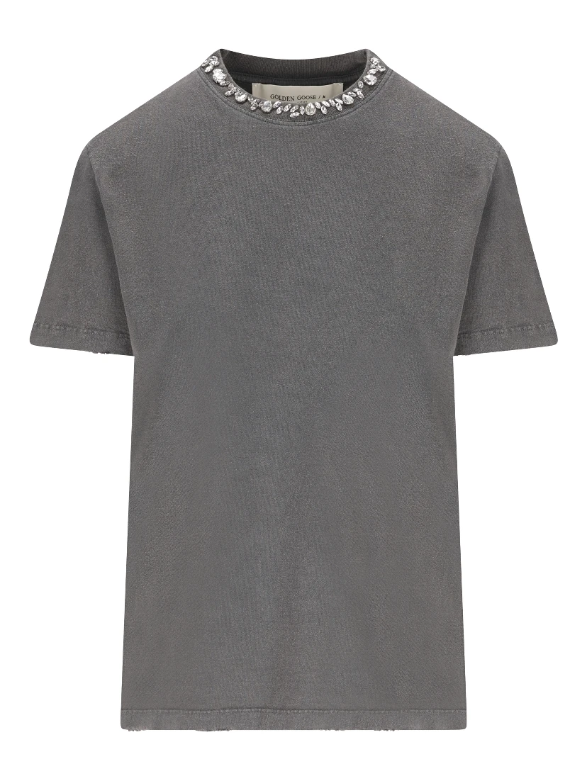 Golden Goose T-shirts and Polos Grey