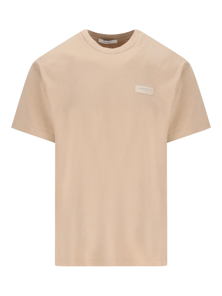 logo-patch cotton T-shirt