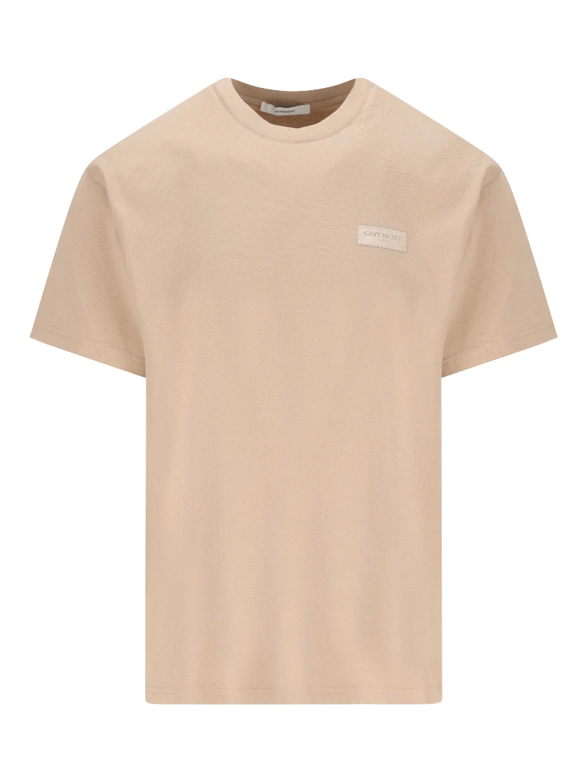 logo-patch cotton T-shirt